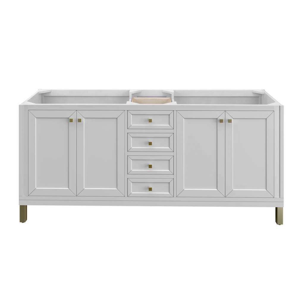 Chicago 72&apos;&apos; Double Vanity, Glossy White
