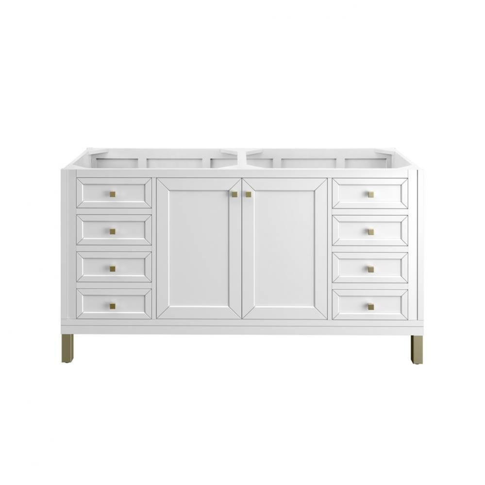 Chicago 60&apos;&apos; Double Vanity, Glossy White