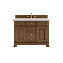 James Martin Vanities 547-V48-HNO-3LDL - Brookfield 48'' Single Vanity, Honey Oak w/ 3 CM Lime Delight Silestone® Top