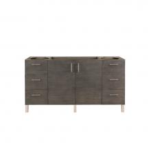 James Martin Vanities 850-V60S-SOK - Metropolitan 60'' Single Vanity, Silver Oak