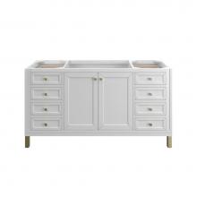 James Martin Vanities 503-V60S-GW - Chicago 60'' Single Vanity, Glossy White