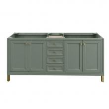 James Martin Vanities 503-V72-SC - Chicago 72'' Double Vanity, Smokey Celadon