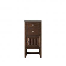 James Martin Vanities E645-B15R-MCA-3GEX - Athens 15'' Cabinet w/ Drawers & Door, Mid Century Acacia w/ 3 CM Grey Expo Quartz T