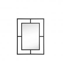 James Martin Vanities 105-M30-MBK - Boston 30'' Rectangular Mirror, Matte black