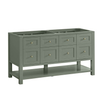 James Martin Vanities 330-V60D-SC - Breckenridge 60'' Double Vanity, Smokey Celadon