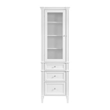 James Martin Vanities 655-LC-BW - Brittany Linen Cabinet, Bright White