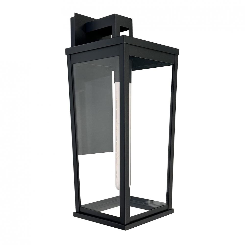 Elmgrove - 1-Light Outdoor Wall Light - 7.5&#34; - Black