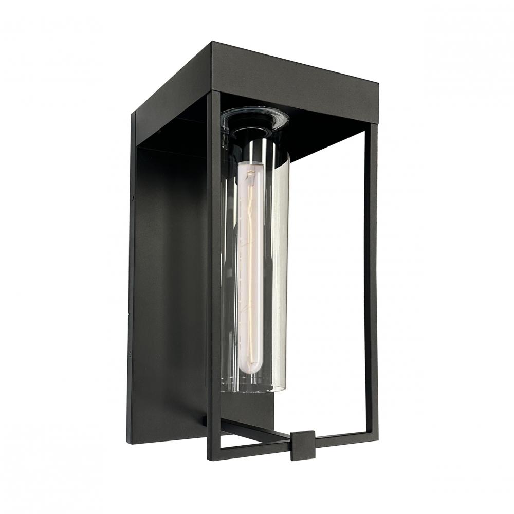 Gardenbrooke - 1-Light Outdoor Wall Light - 8&#34; - Black