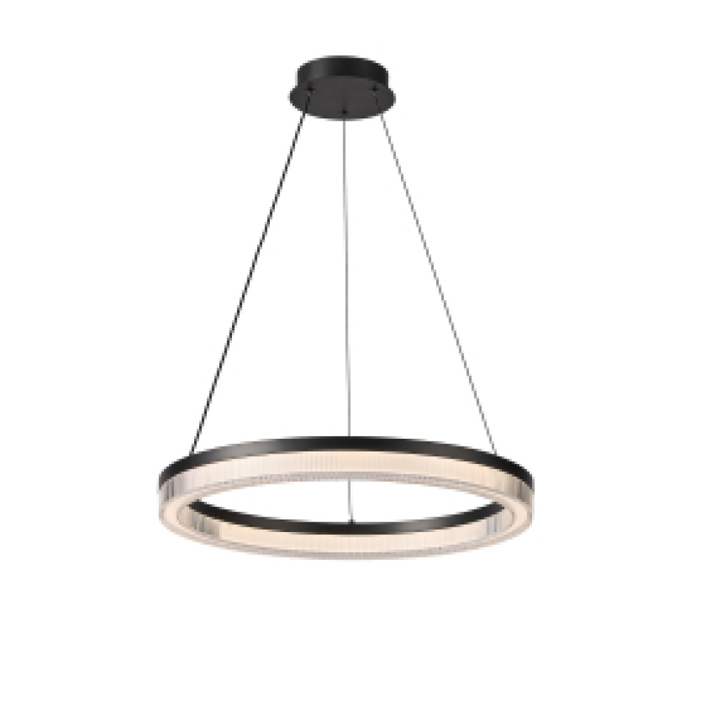 Ari Integrated LED Pendant 24&#34;, Black