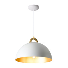 Artcraft AC12000BR - Pantheon - 1-Light Pendant - 15.75" - Gold/White