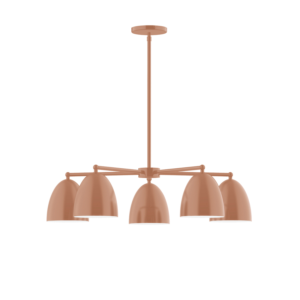 5-Light Jill Chandelier, Terracotta