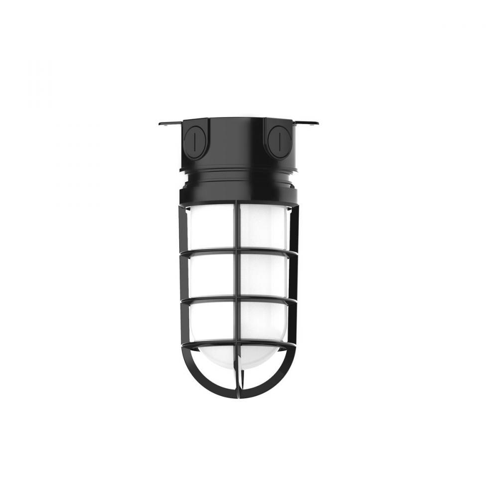 5 1/2&#34; Vaportite flush mount ceiling light, Black