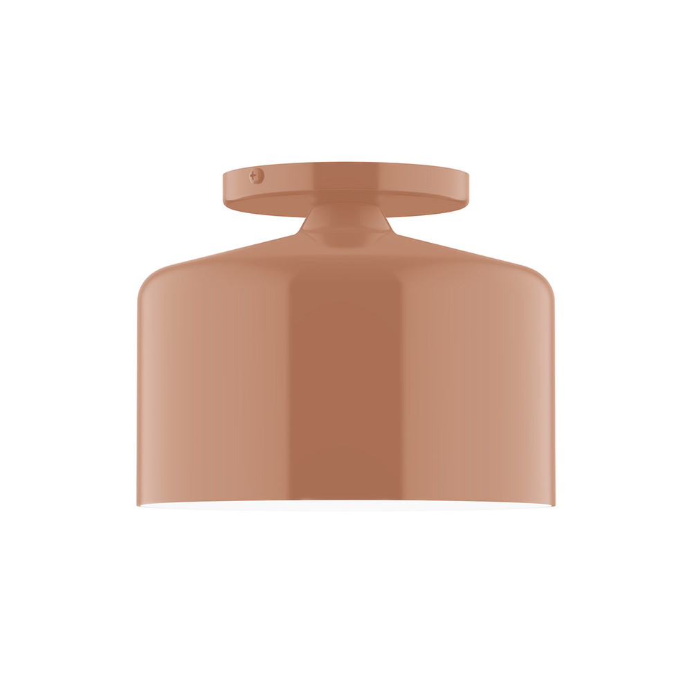 8.5&#34; Julia Flush Mount, Terracotta
