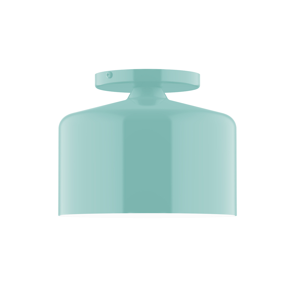 8.5&#34; Julia Flush Mount, Sea Green