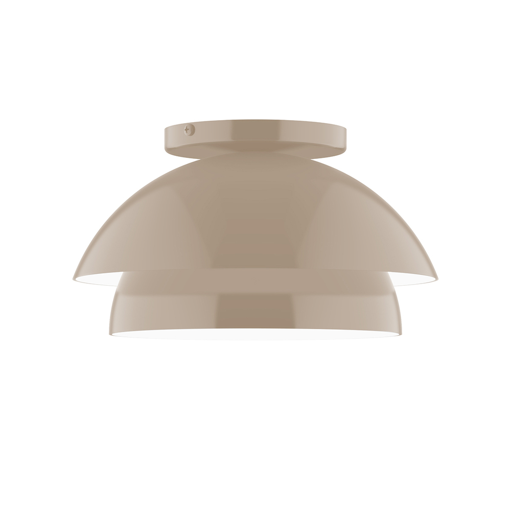 10&#34; Nest Flush Mount, Clay