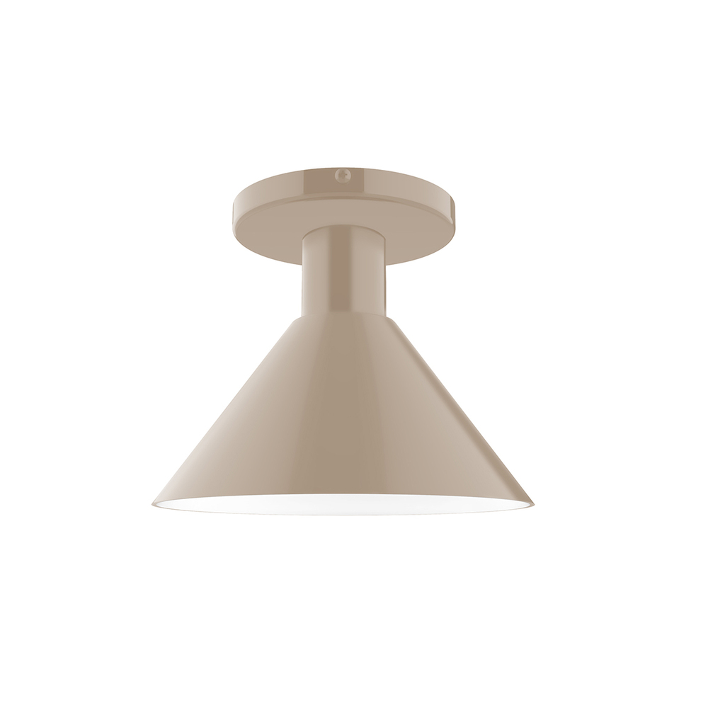 8&#34; Chase Flush Mount, Clay