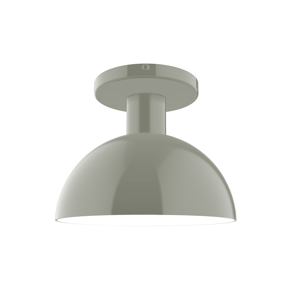 8&#34; Ray Flush Mount, Moss Green