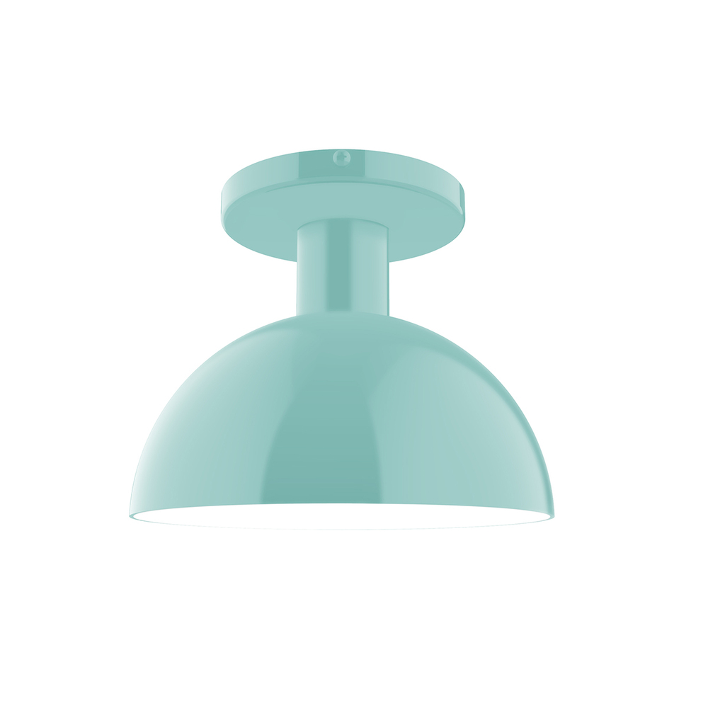 8&#34; Ray Flush Mount, Sea Green