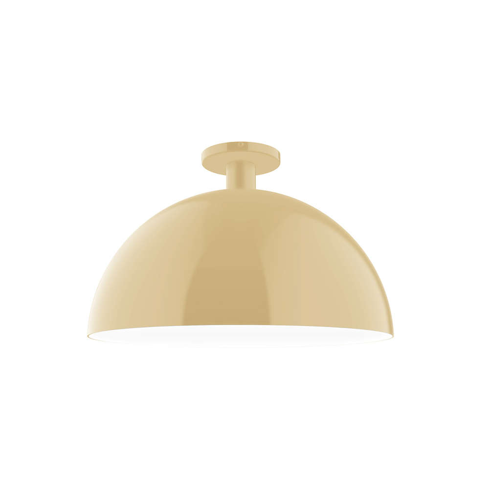 18&#34; Ray Flush Mount, Ivory