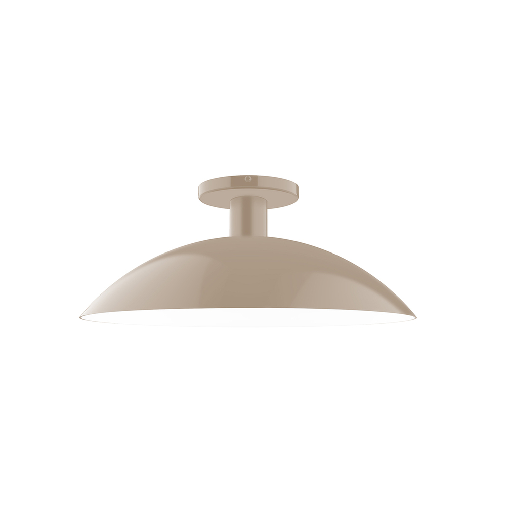 16&#34; Glow Flush Mount, Clay