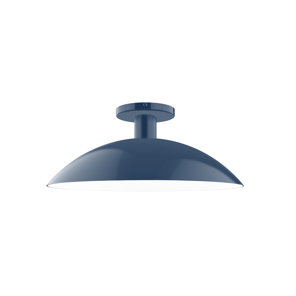 16&#34; Glow Flush Mount, Navy