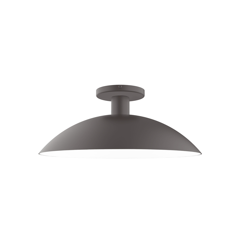 16&#34; Glow Flush Mount, Bronze Matte