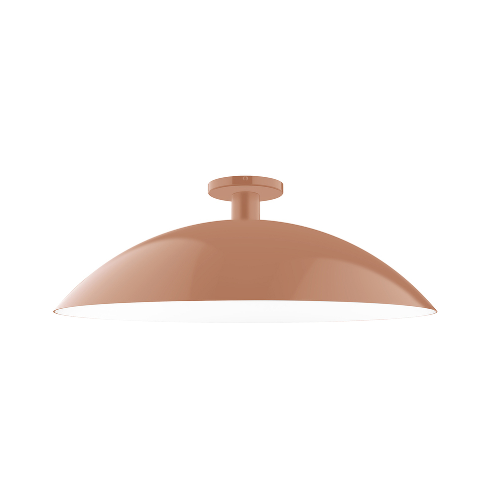 24&#34; Glow Flush Mount, Terracotta