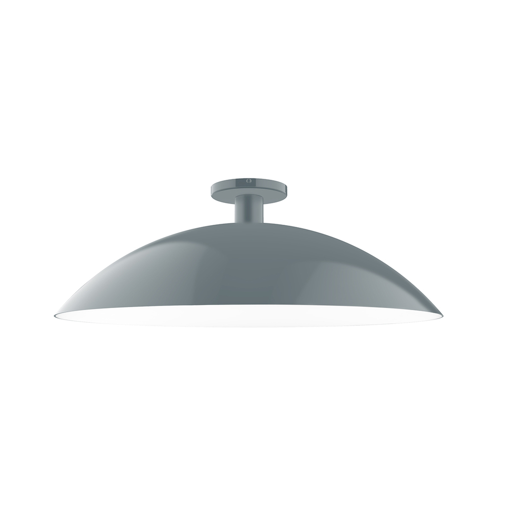 24&#34; Glow Flush Mount, Slate Gray