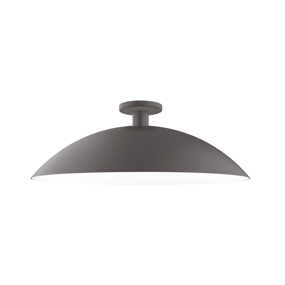 24&#34; Glow Flush Mount, Bronze Matte