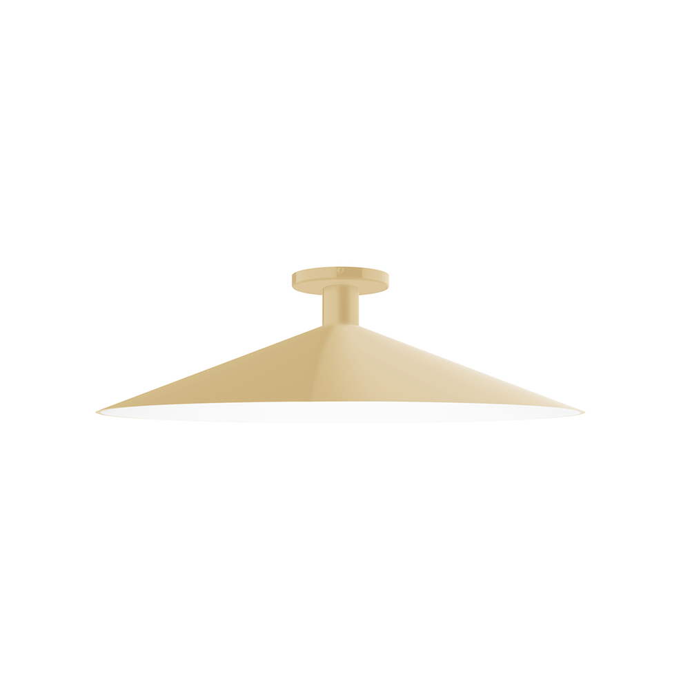 24&#34; Zing Flush Mount, Ivory