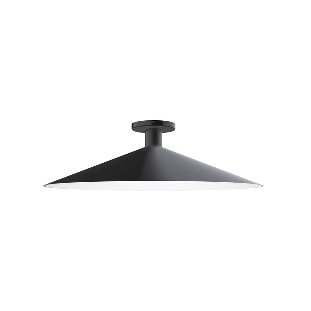 24&#34; Zing Flush Mount, Black