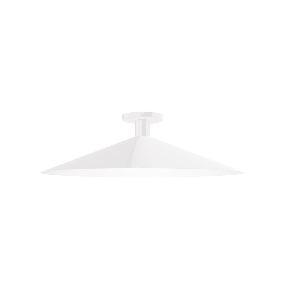 24&#34; Zing Flush Mount, White