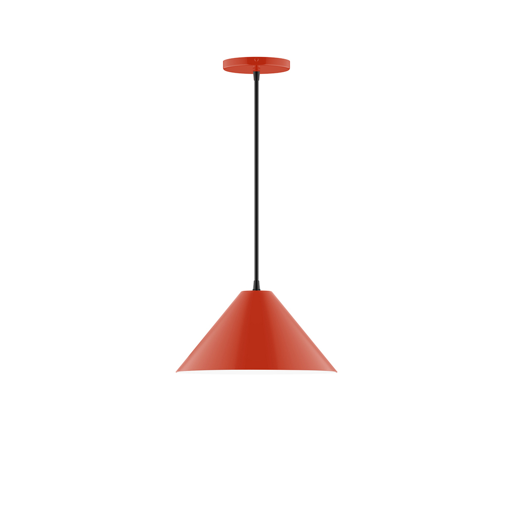 12&#34; Pinnacle Pendant, Vermillion