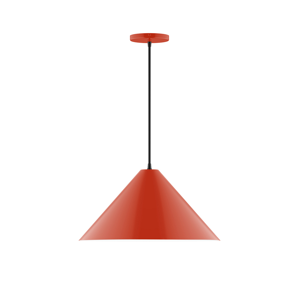 18&#34; Pinnacle Pendant, Vermillion