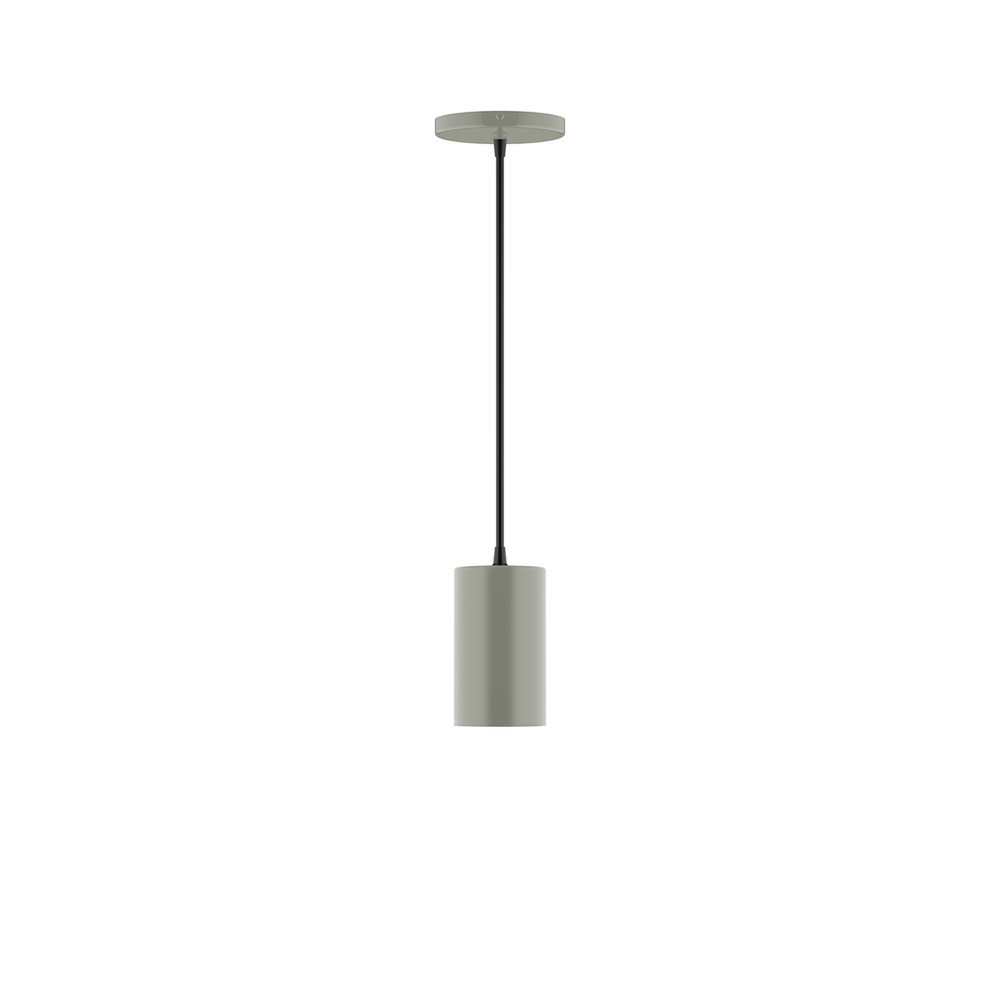 3.5&#34; x 6&#34; Beam Pendant, Moss Green