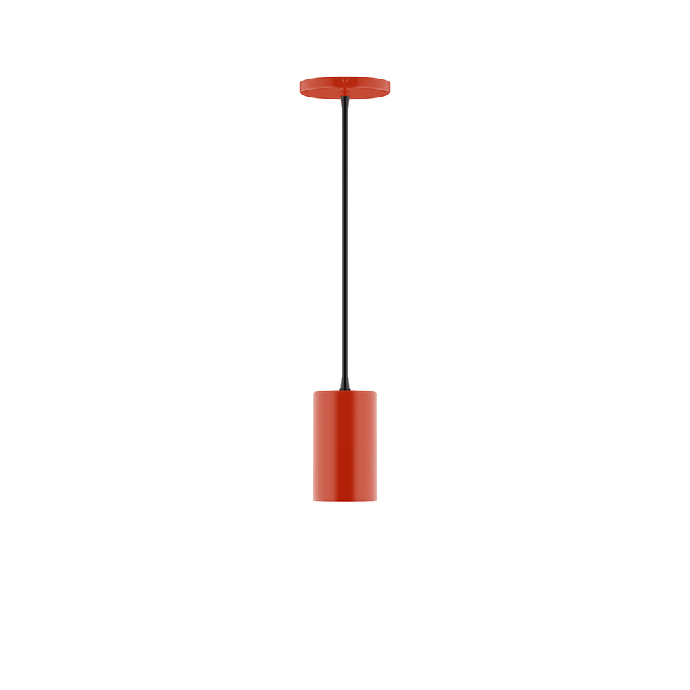 3.5&#34; x 6&#34; Beam Pendant, Vermillion