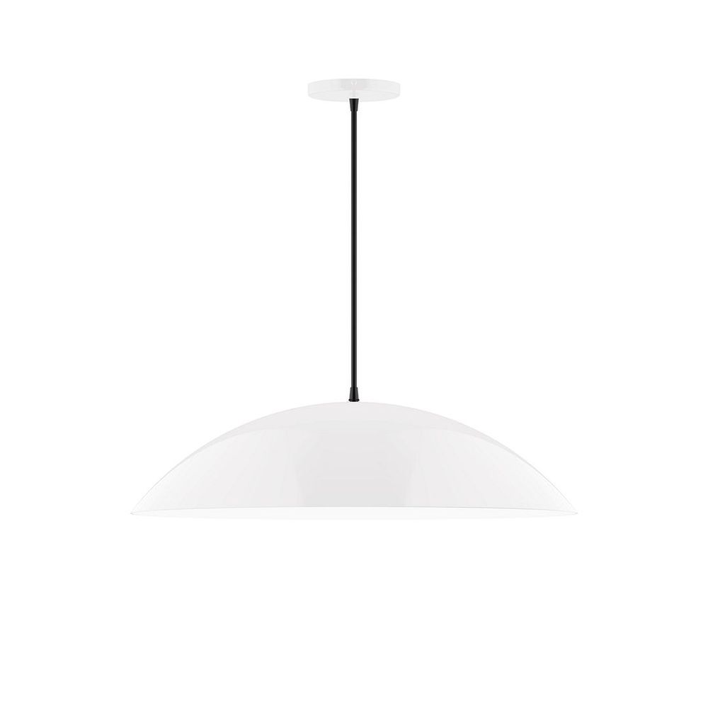 24&#34; Plateau Pendant, White