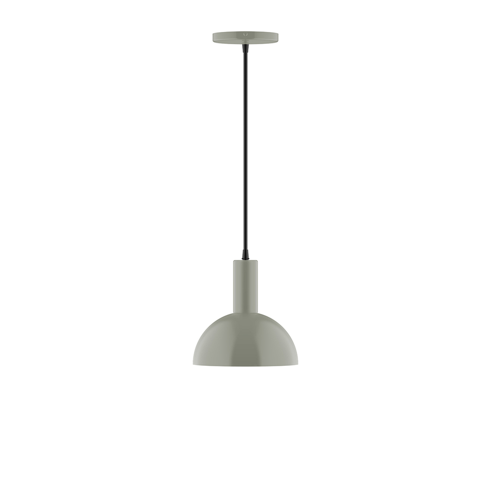 8&#34; Ray Pendant, Moss Green