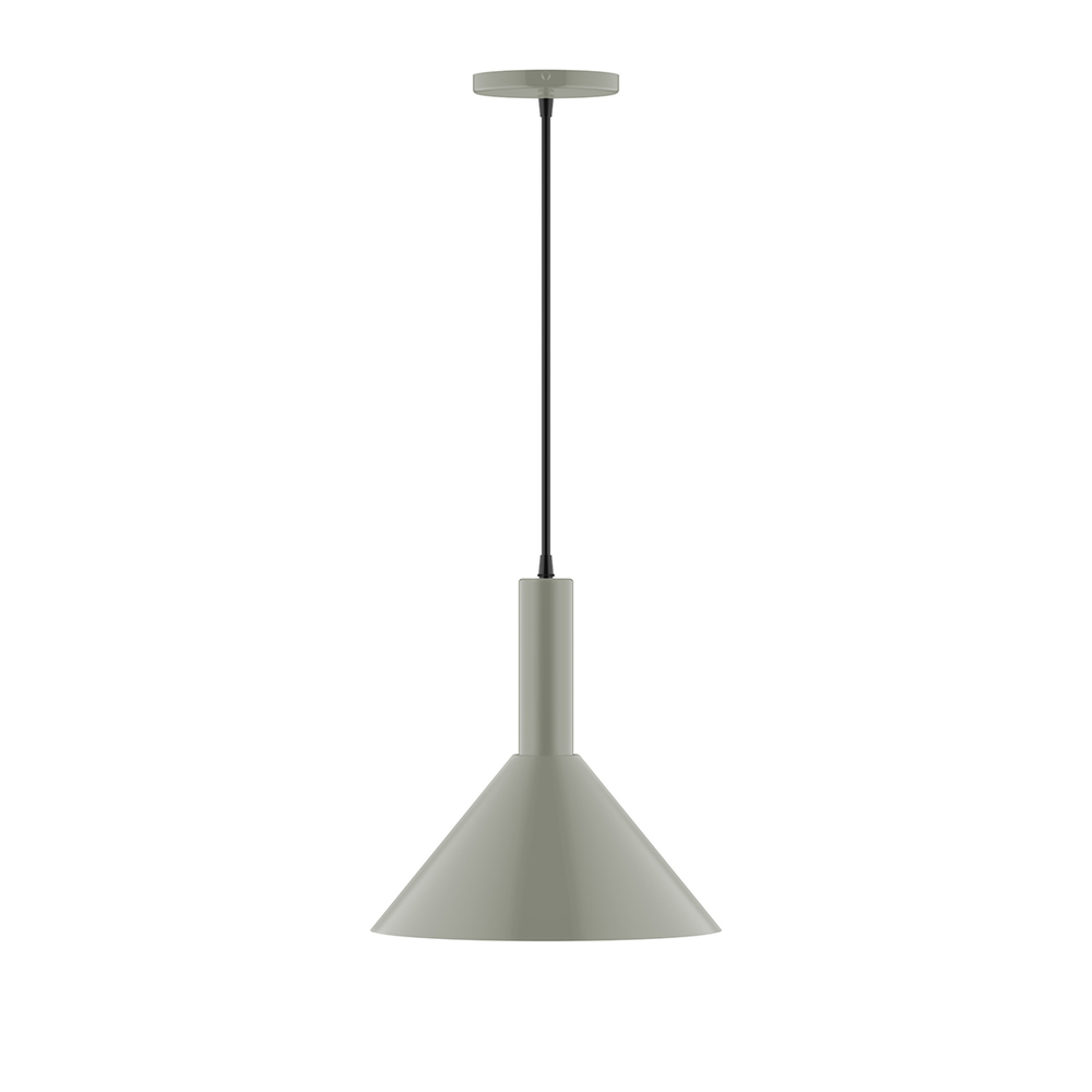 12&#34; Chase Pendant, Moss Green