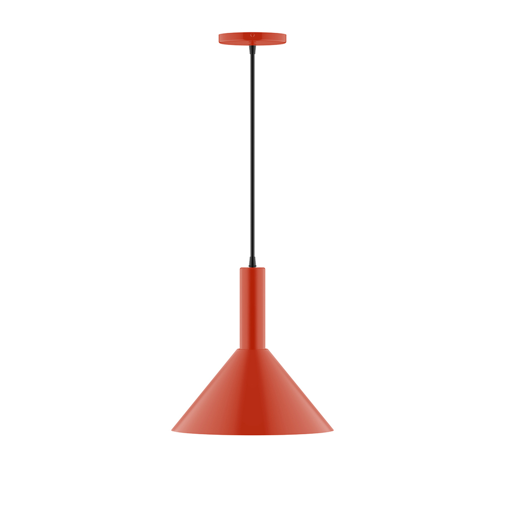 12&#34; Chase Pendant, Vermillion