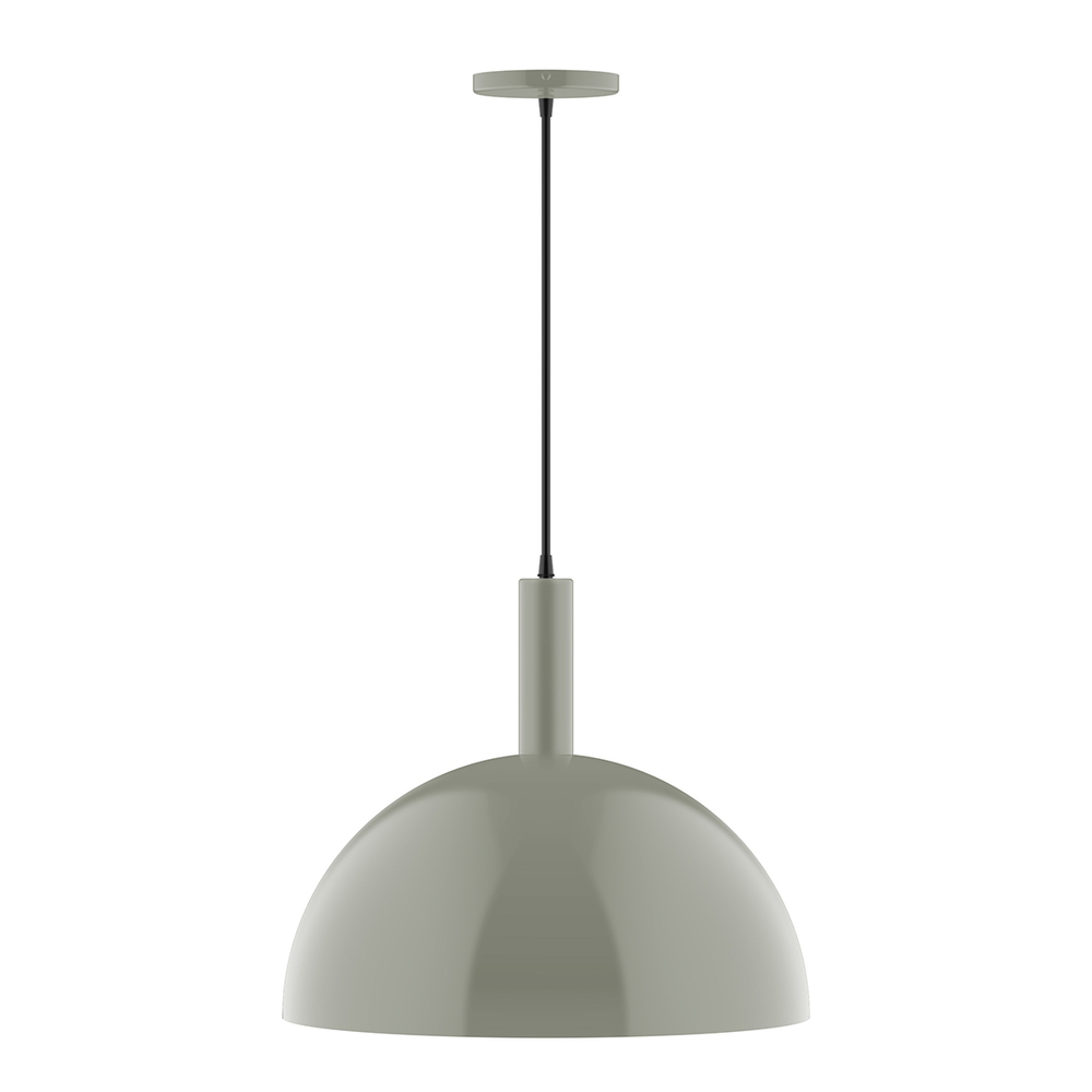 18&#34; Ray Pendant, Moss Green