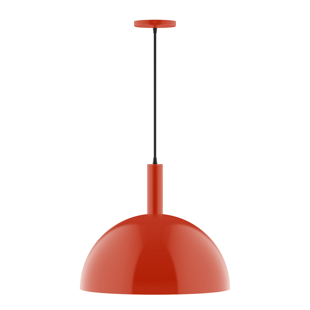 18&#34; Ray Pendant, Vermillion