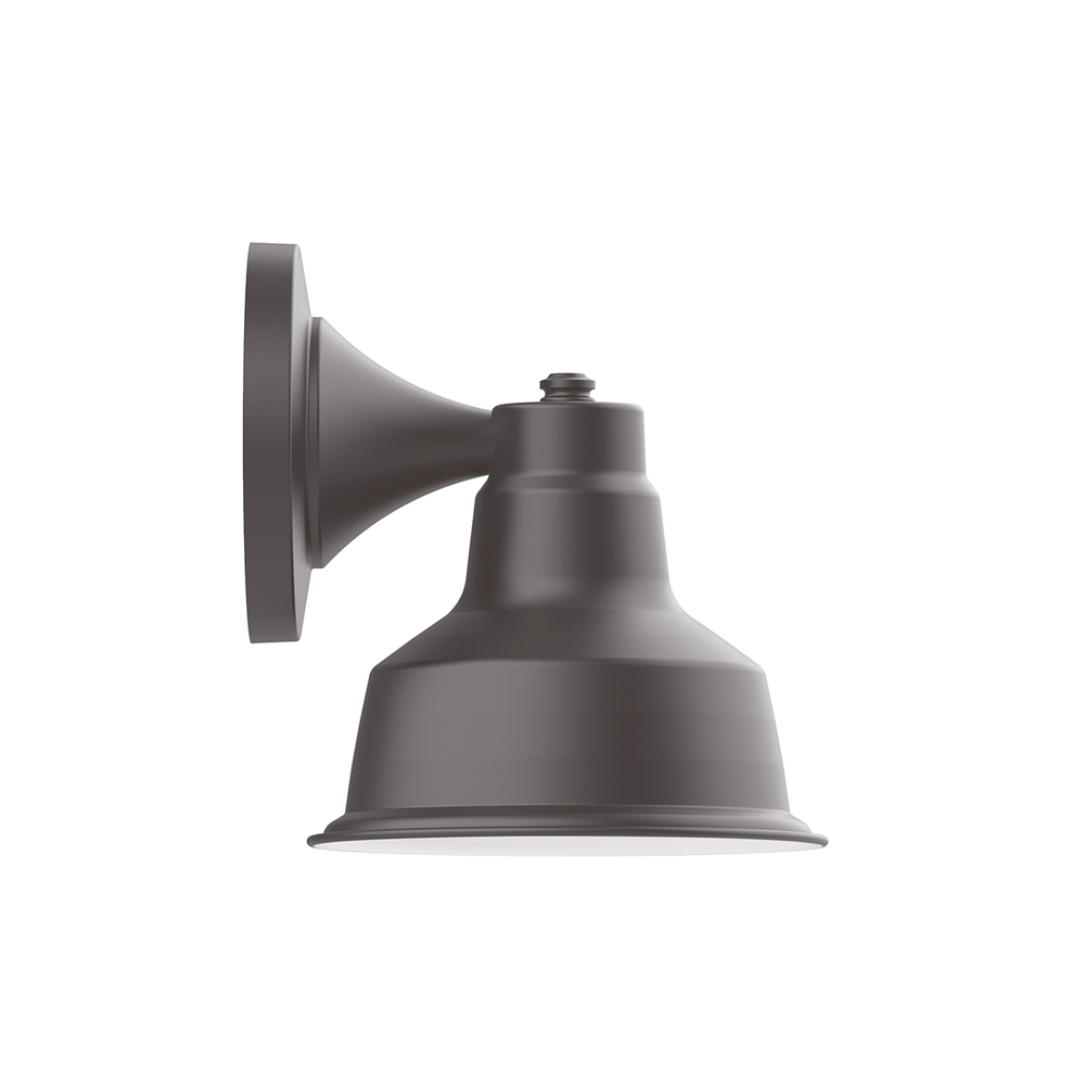 8&#34; Warehouse shade, wall mount sconce, Bronze Matte