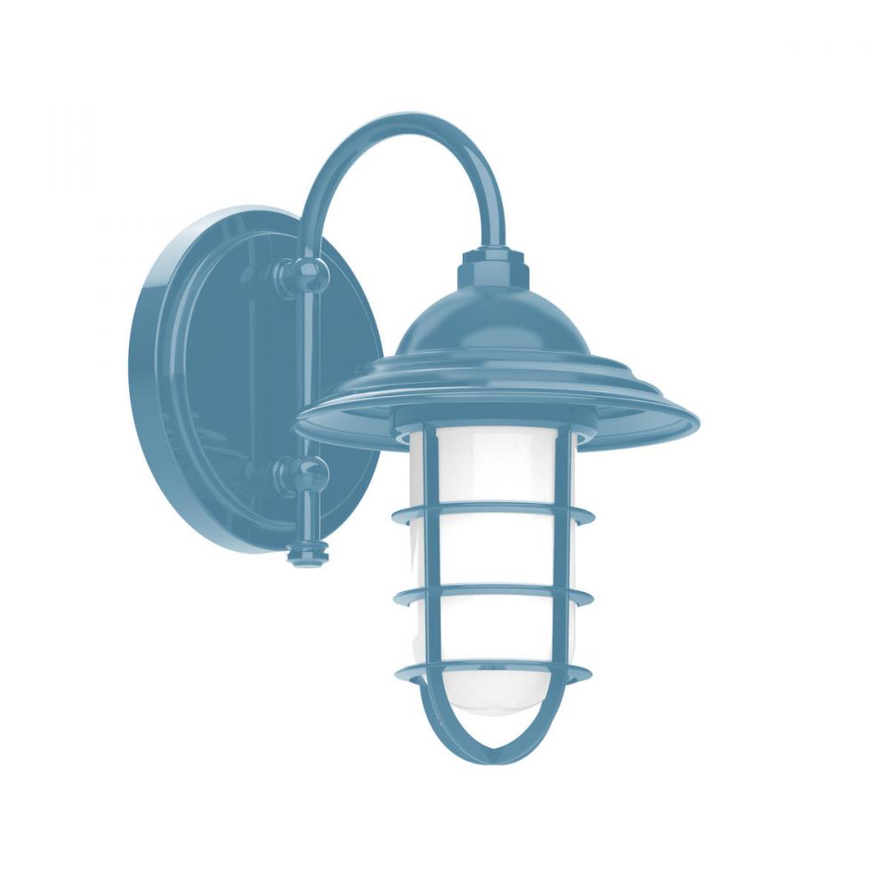 8&#34; Vaportite, wall light, Light Blue