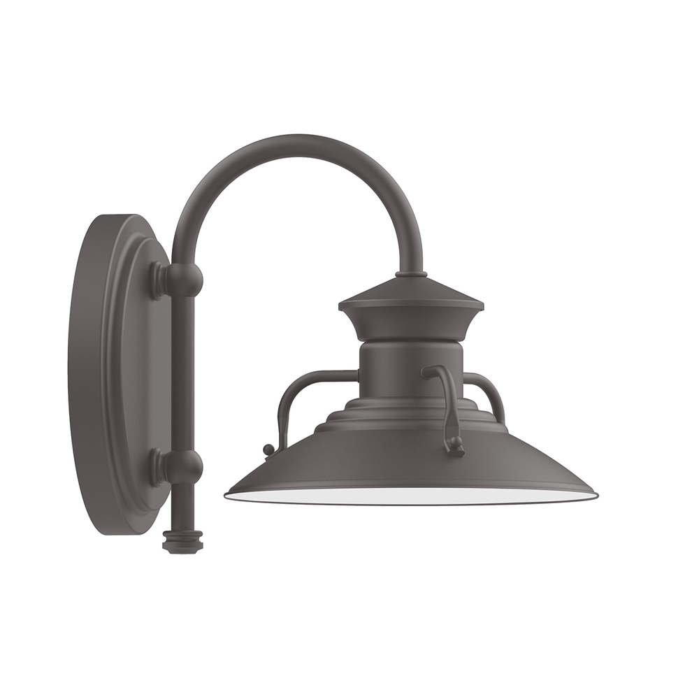 8&#34; Homestead shade, wall mount sconce, Bronze Matte