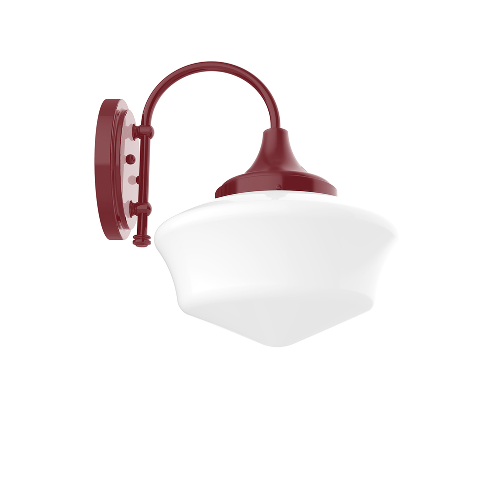 Schoolhouse 12&#34; Wall Sconce in Barn Red