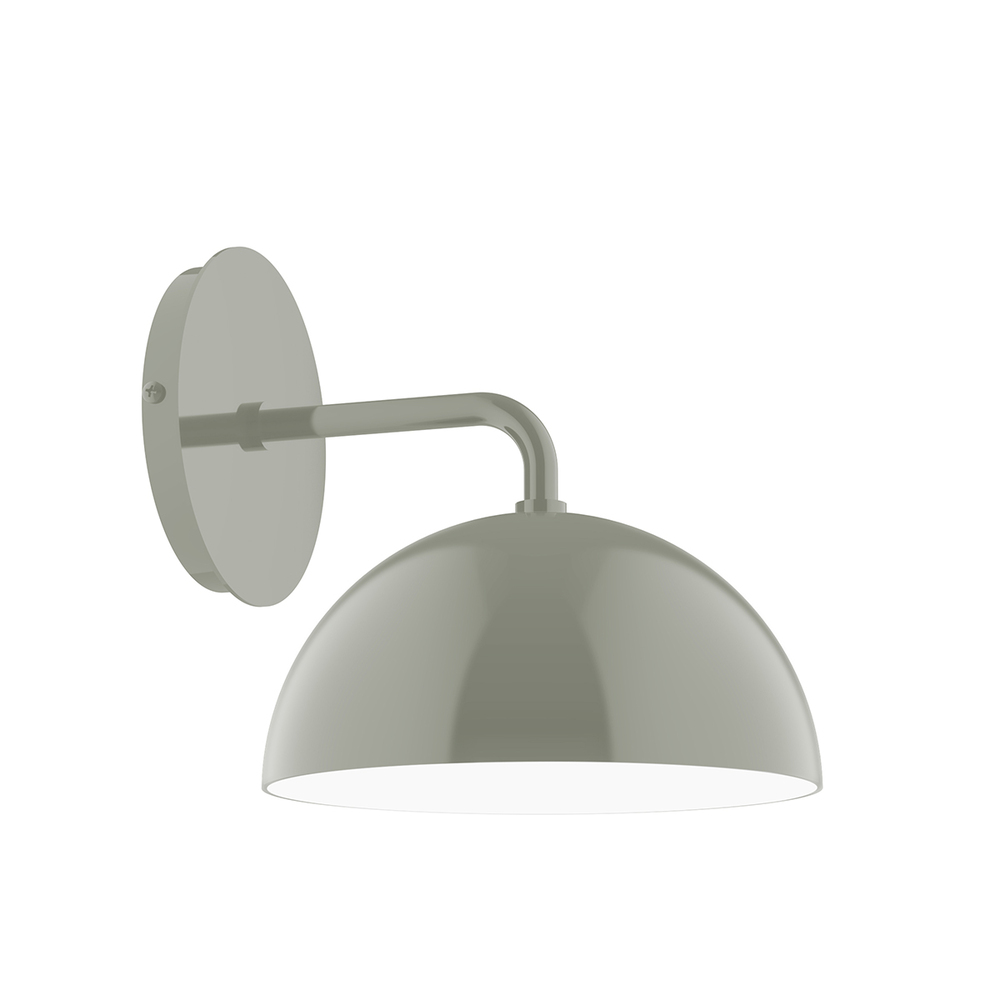 8&#34; Arcade Wall Sconce, Moss Green