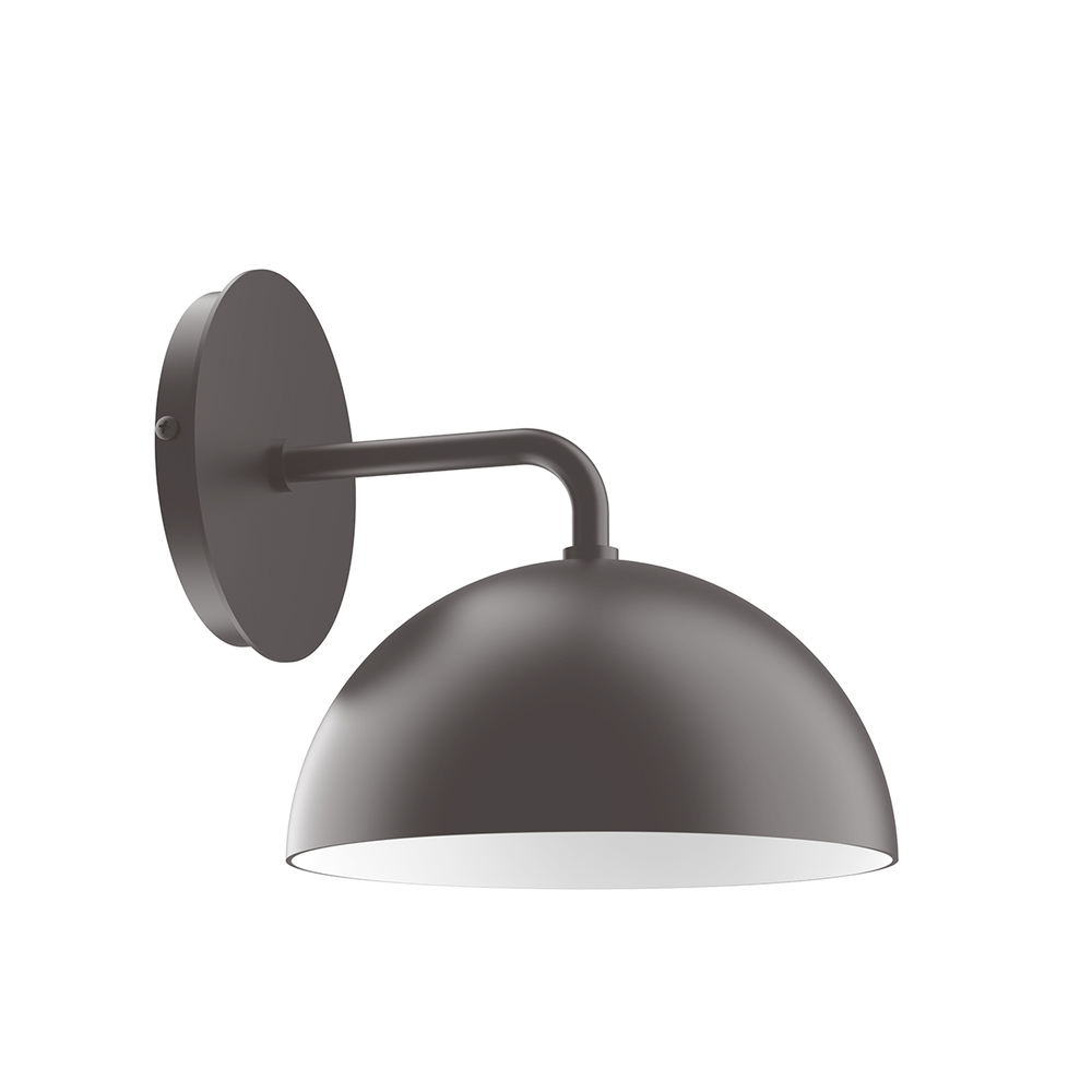 8&#34; Arcade Wall Sconce, Bronze Matte