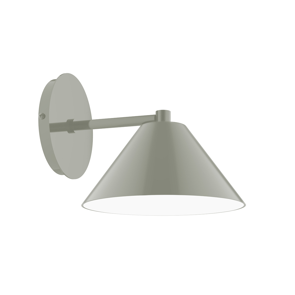 8&#34; Pinnacle Wall Sconce, Moss Green
