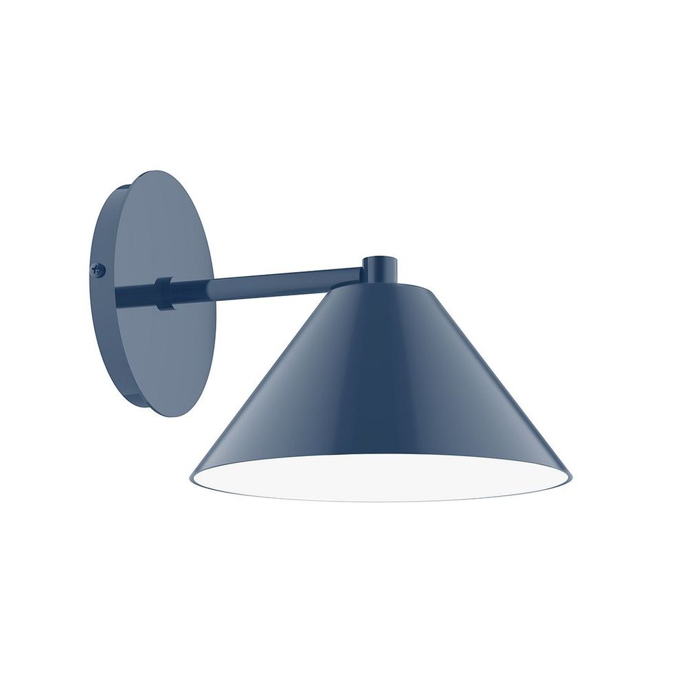 8&#34; Pinnacle Wall Sconce, Navy